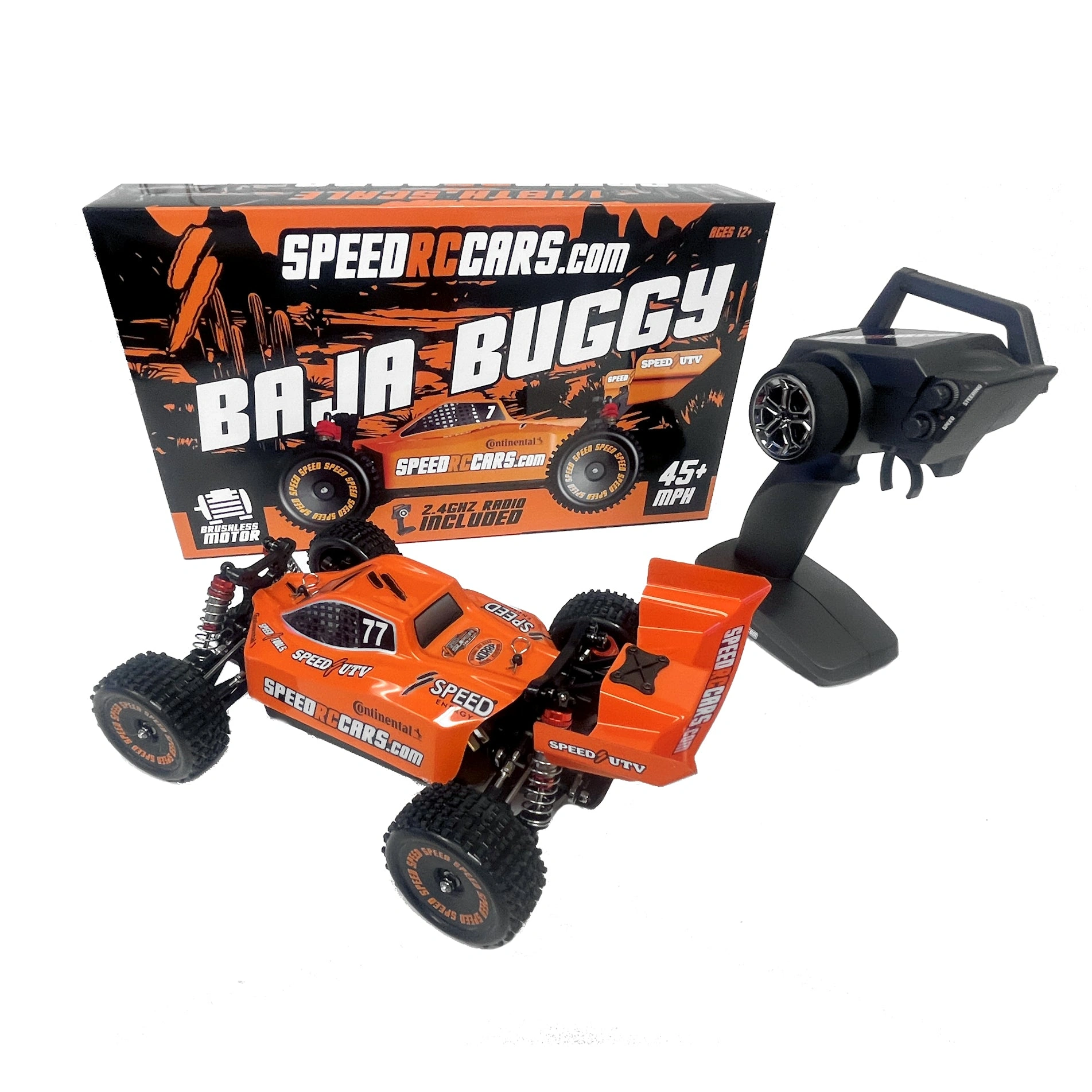 BAJA BUGGY Robby Gordon 1/18 Scale Brushless RC Car – Collectible!